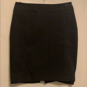 Black pencil skirt